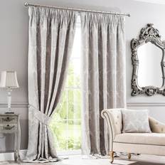 Curtains & Accessories Dunelm Versailles Silver Pencil
