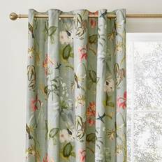 Curtains & Accessories Dunelm Fresh Botanical Green Eyelet