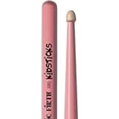 Pink Drumsticks Vic Firth Kidsticks American Hickory Wood Tip Drumstick Pink