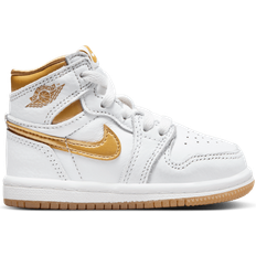 Nike Jordan 1 Retro High OG TD - White/Gum Light Brown/Metallic Gold