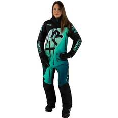 FXR CX F.A.S.T. Insulated Monosuit Women Black-Mint Fade