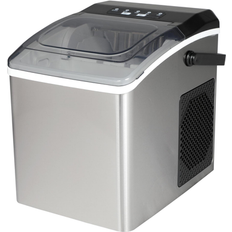 Ice Makers Koolatron Portable Countertop Ice Maker, 26Lbs/24Hrs, Stainless Steel Silver