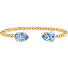 Caroline Svedbom Guldpläterad Armband Caroline Svedbom Mini Drop Bracelet - Gold/Blue