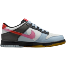 Nike Dunk Low SE GS -Summit White/Black/Playful Pink/Light Armory Blue