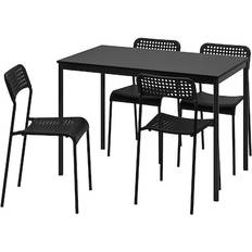 IKEA Sandsberg/Adde Black Bordsgrupp 67x110cm