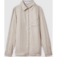 Linen - Woman Shirts Reiss Belle Linen Shirt, Stone