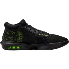 Laced Basketball Shoes Nike LeBron Witness 8 M - Black/Volt/White