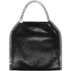 Finta Pelle Scamosciata Borse Stella McCartney Falabella Mini Tote Bag - Black