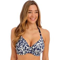 Blue Bikini Tops Fantasie Hope Bay Halter Bikini Top French Navy