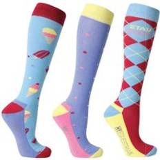 Hy Equestrian Womens Stay Cool Socks Pack of 3 4-8