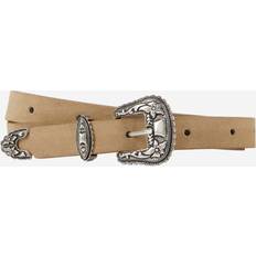 The Kooples Womens Camel Brown Western-buckle Belt