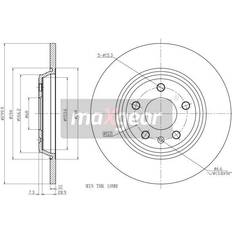 Maxgear 19-2015 bremsscheibe a5 a6 c7