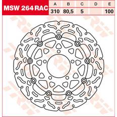 TRW Lucas Brake disc MSW264RAC, floating