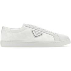 Chaussures Prada White Nylon And Leather Sneakers