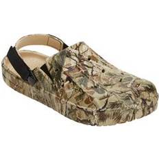 Laced Clogs KingSize Extra Wide Width Men's Rubber Clog Water Shoe in Woods Camo EW