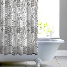 Grey Shower Curtains Dunelm Geo Tile Shower