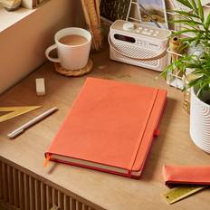 Dunelm and Noble Premium Faux Leather A4 Tigerlily