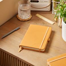 Dunelm and Noble Premium Faux A5 Yellow-Ochre
