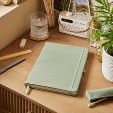 Dunelm and Noble Premium Faux Leather A4 Lilypad