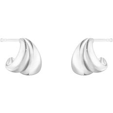 Georg jensen curve ørering Georg Jensen Curve Small Earrings - Silver