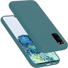 Cadorabo Case for Samsung Galaxy S20 Cover Protection TPU Silicone Gel Green