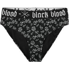 Bikinihosen EMP Gothicana by emp damen schwarze bikinihose mit breitem gummibund Schwarz