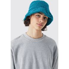 Herre - Turkis Hatte boohooMAN Mens Borg Bucket Hat Green