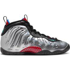 Sport Shoes Nike Little Posite One GS - Metallic Silver/Black/Game Royal/Dusty Cactus