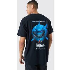 boohooMAN Oversized Finding Nemo License T-shirt - Black