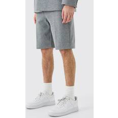 Villa Shortsit boohooMAN Wool Look Tailored Shorts - Grey