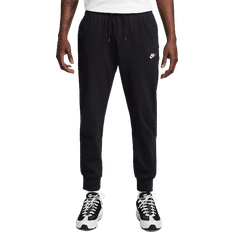 Men Pants Nike Men's Club Fleece Knit Joggers - Black/White