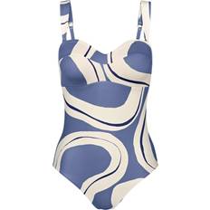 Triumph Bademode Triumph Summer Allure Bandeau Swimsuit - Blue Combination