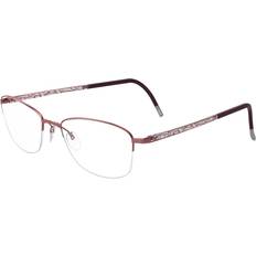 Silhouette Unisex Glasögon Silhouette Illusion 4492 6053 50 Rosa Glasögon Endast Båge Kvinna