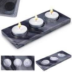 Grey Candle Holders Excellent Houseware Marble Tealight Candle Holder