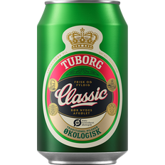 Tuborg Dåse Øl Tuborg Classic Økologisk 4.6% 24x33 cl