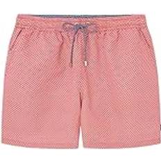 Hackett London mäns Swim Trim shorts, röd röd XL, Röd röd