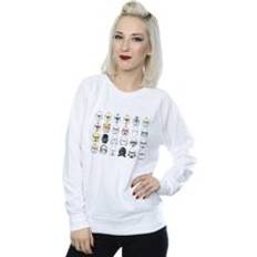 Kleding Star Wars Trooper Helmets Sweatshirt White