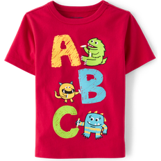 The Children's Place ABC Monster Graphic Tee - Ruby (3046186_6B)