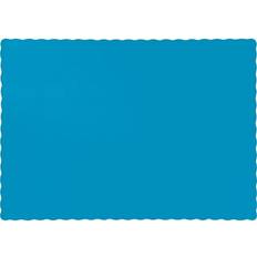 Turquoise Place Mats Creative Converting Touch of Color Place Mat Turquoise