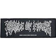 Lapper & Symærker Cradle of Filth Band Logo Patch English Extreme Metal Woven Sew On Applique