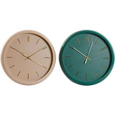 Gröna Väggklockor Home ESPRIT Grön Väggklocka 30cm