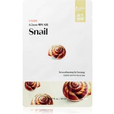 Etude 0.2 Therapy Air Mask Snail smoothing sheet mask with