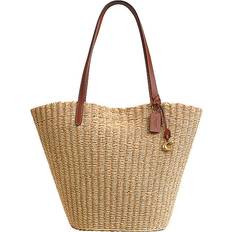 Coach Sacs à main Coach Sac à main Straw CQ786 B4TXI Beige