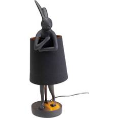 Kare Design Belysning Kare Design Animal Rabbit 50 cm Svart Bordslampa 50cm