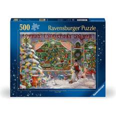 Ravensburger Perhepeli Perinteiset Palapelit Ravensburger Puzzle The Christmas Shop 500p