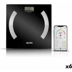 Bathroom Scales Aprilla Bluetooth Digital Scale 6 Units