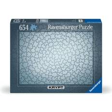 Ravensburger Ravensburger Puzzle 12000071- Krypt Puzzle Silber Schweres Puzzle für Erwachsene und Kinder ab 14 Jahren, mit 654 Teilen