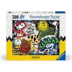 Puslespill Ravensburger Ravensburger Puzzle 12000389 Peanuts Graffiti 500 Teile Snoopy Puzzle für Erwachsene und Kinder ab 12 Jahren