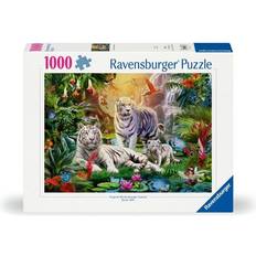 Jigsaw Puzzles Ravensburger Ravensburger Puzzle 12000886 Familie der Weißen Tiger 1000 Teile Puzzle für Erwachsene und Kinder ab 14 Jahren