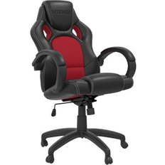 Faux leather office chair NTENSE Vortex Gaming Chair with Ergonomic High Back Red